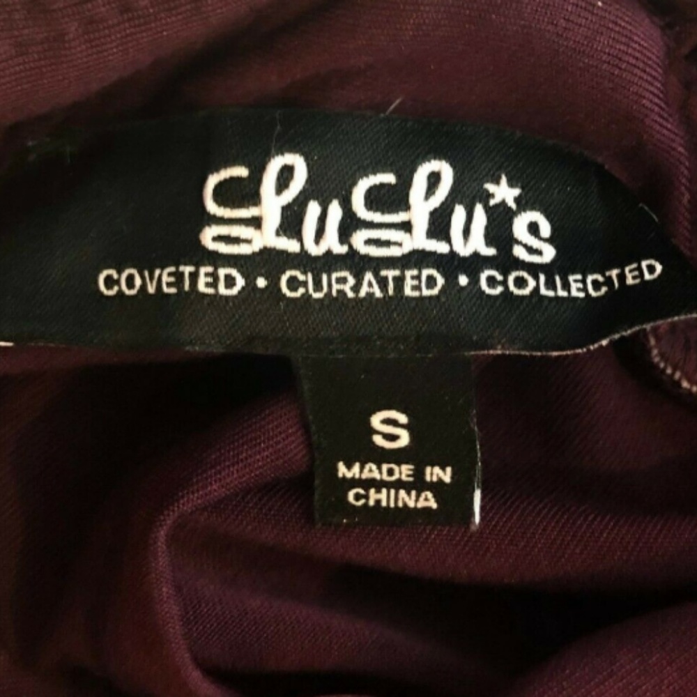 Lulu's One Shoulder Grecian Long Maxi Dress Purple - Picture 7 of 7